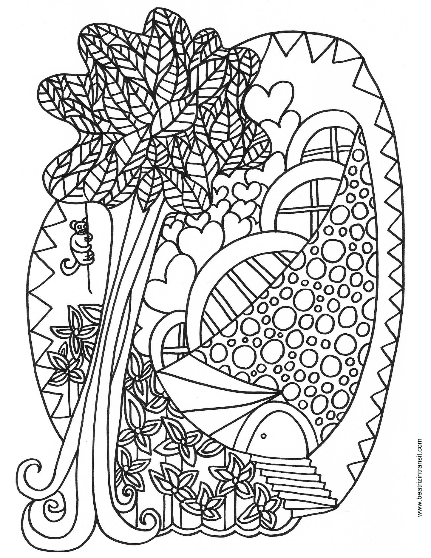 Coloring pages for children - PDF file - Digital download