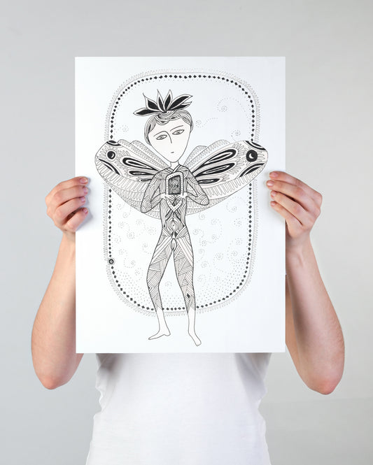 Fairy boy - ORIGINAL artwork