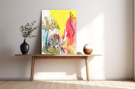 To give up who we are - Original large painting