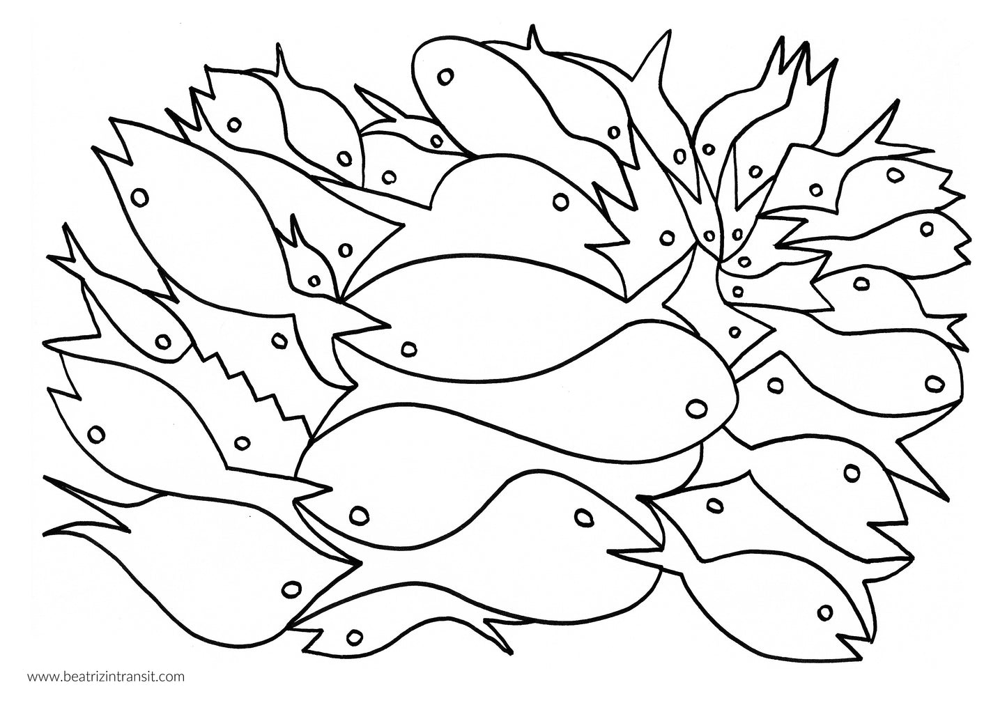 Coloring pages for children - PDF file - Digital download