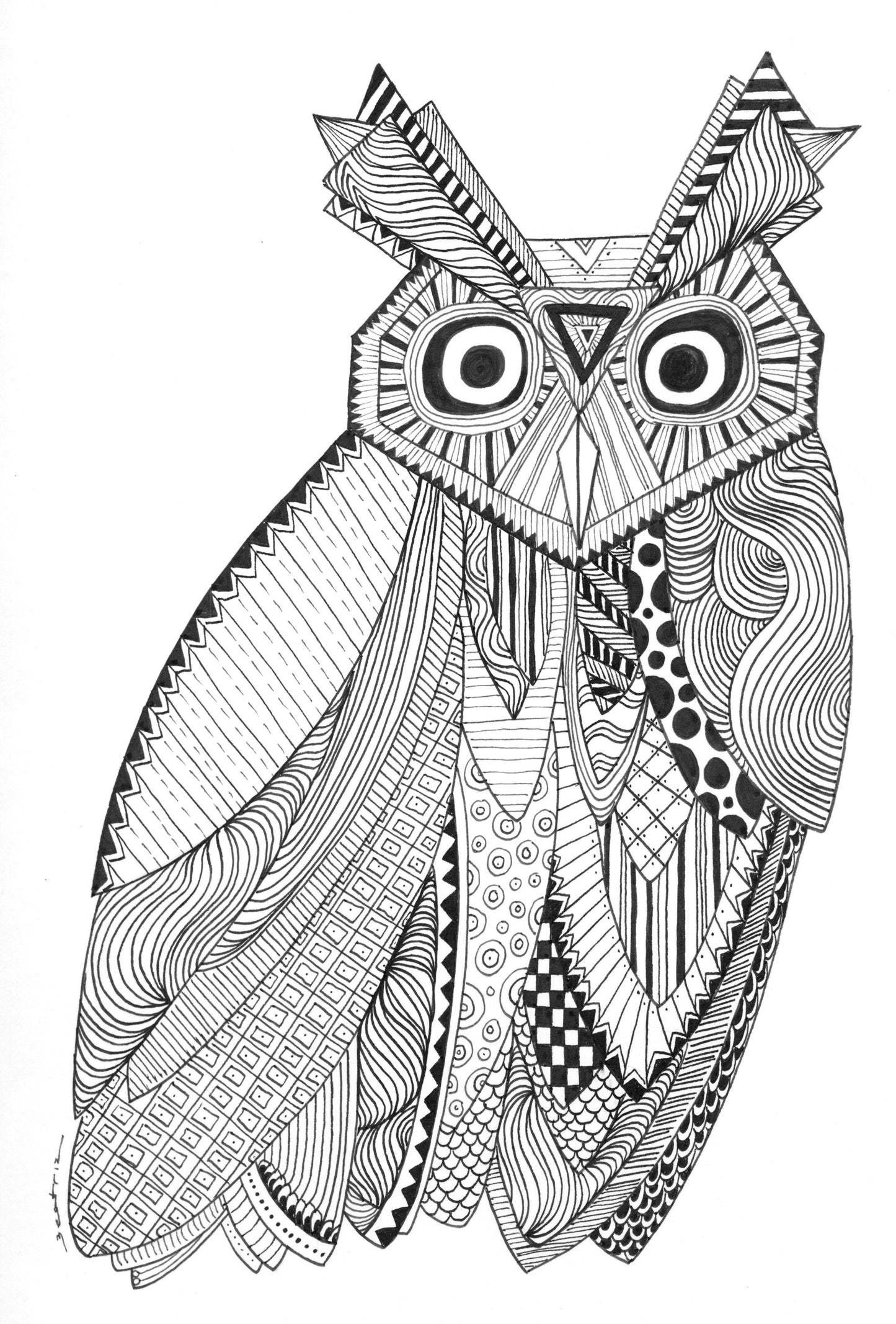 Búho - Original artwork