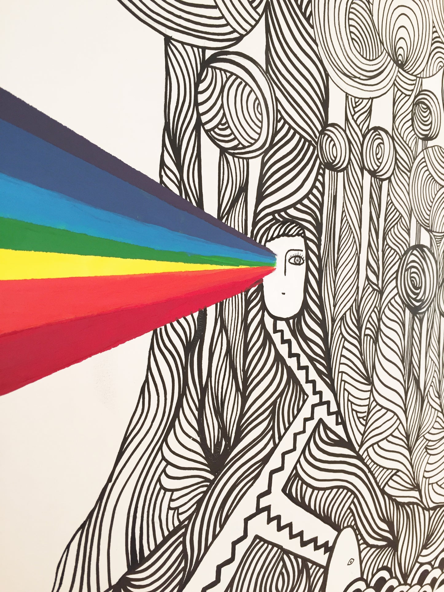 Iluminando - Original large painting