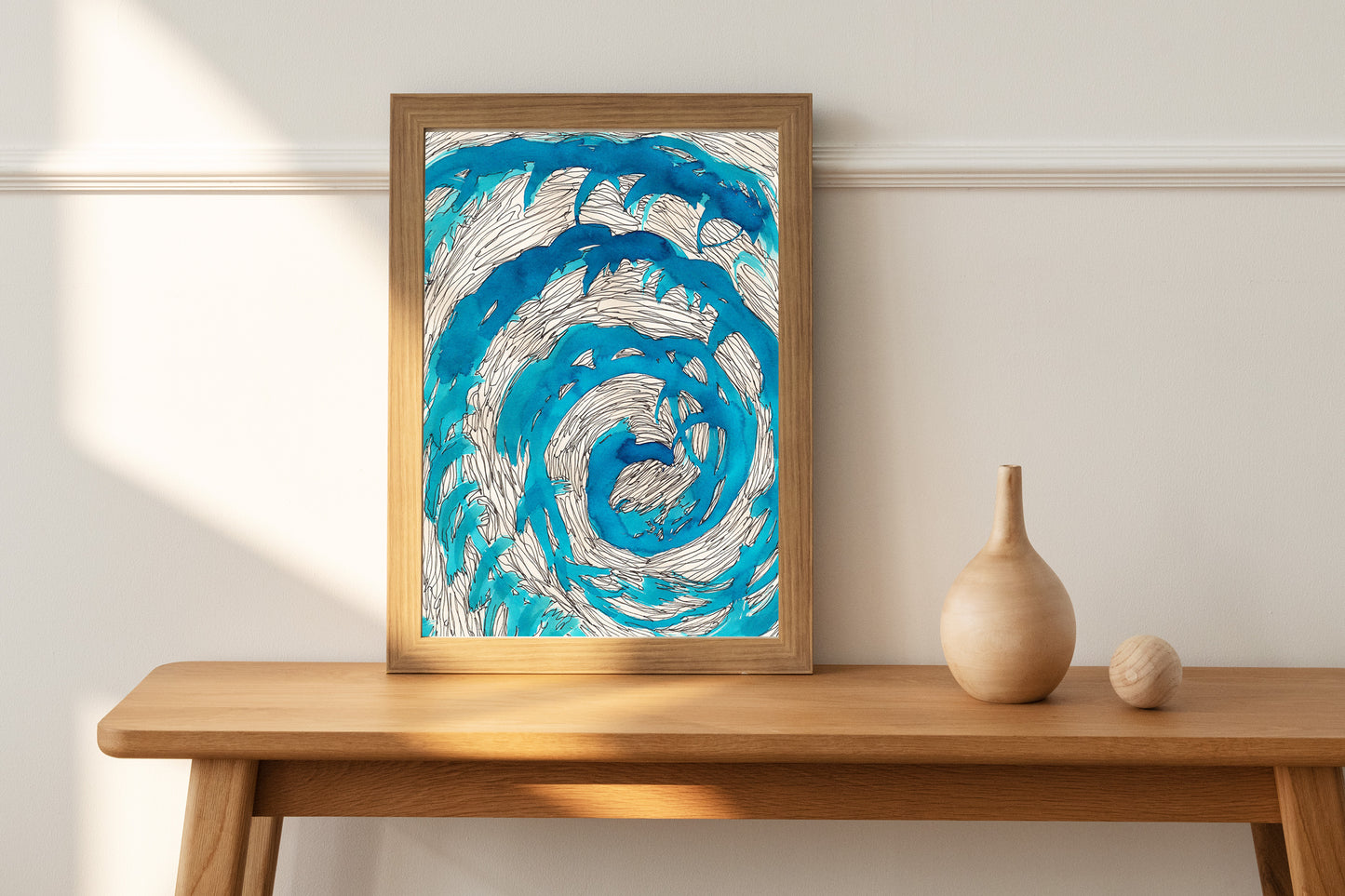 Blue - Art print