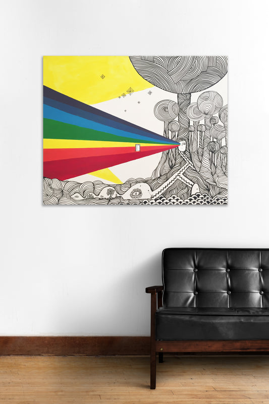 Iluminando - Original large painting