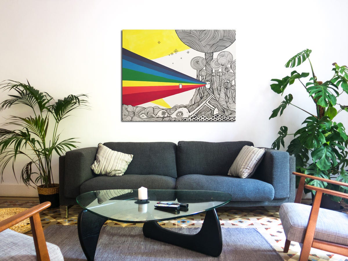 Iluminando - Original large painting