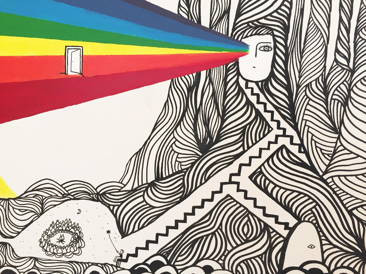 Iluminando - Original large painting