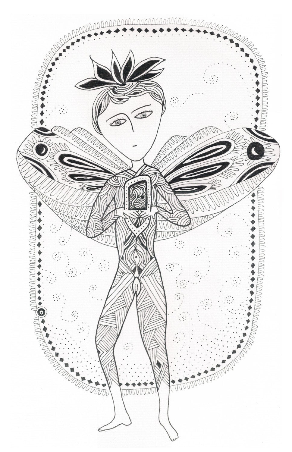 Fairy boy - ORIGINAL artwork