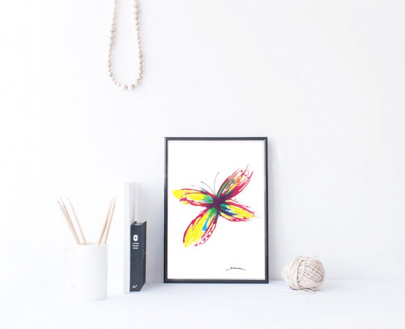 BUTTERFLY Art print