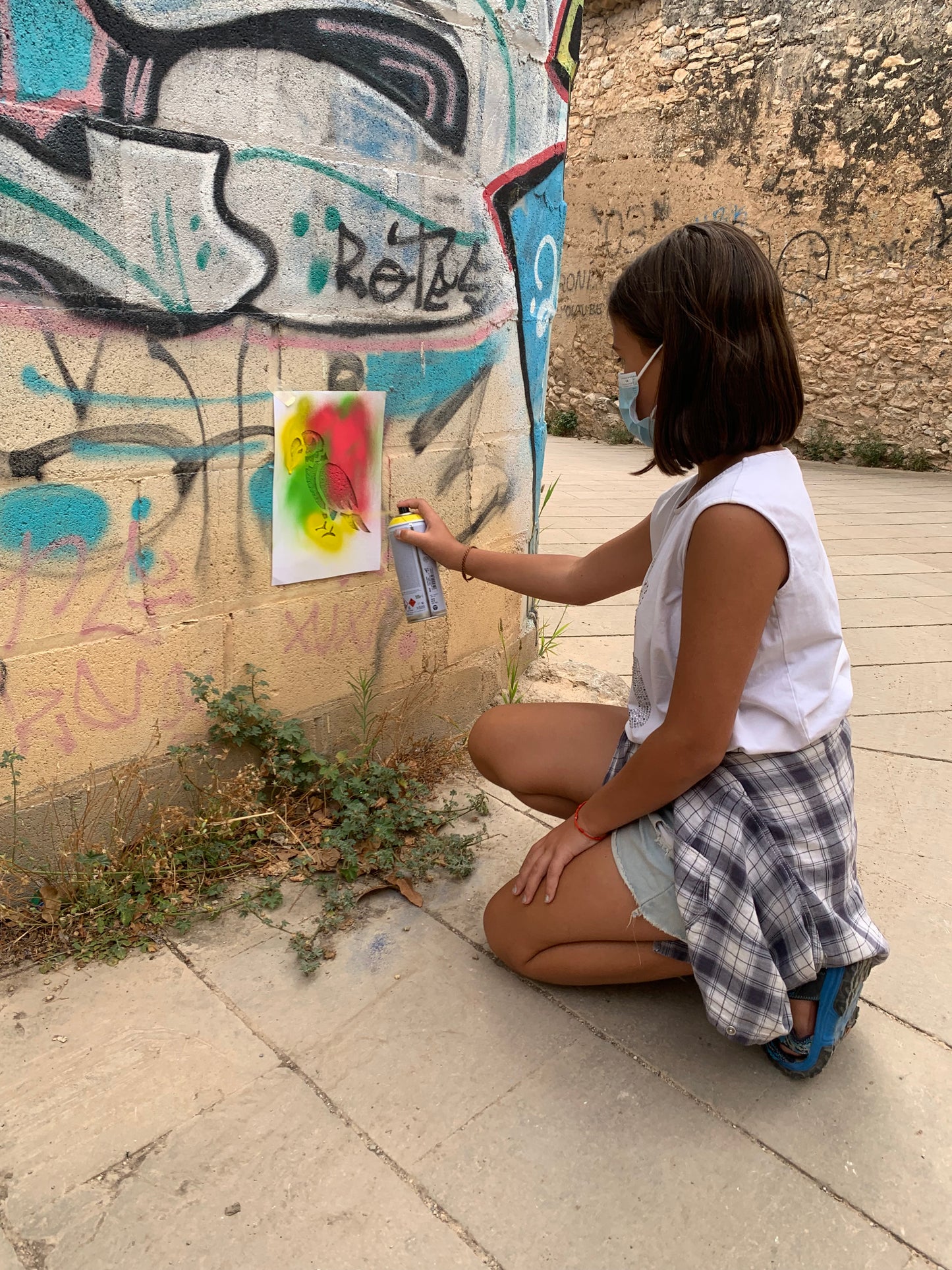 Winter camp for children - Street Art