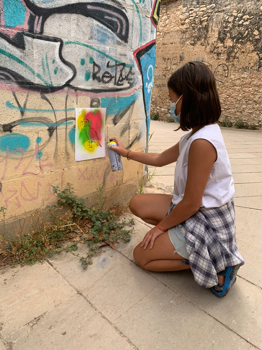 Winter camp for children - Street Art