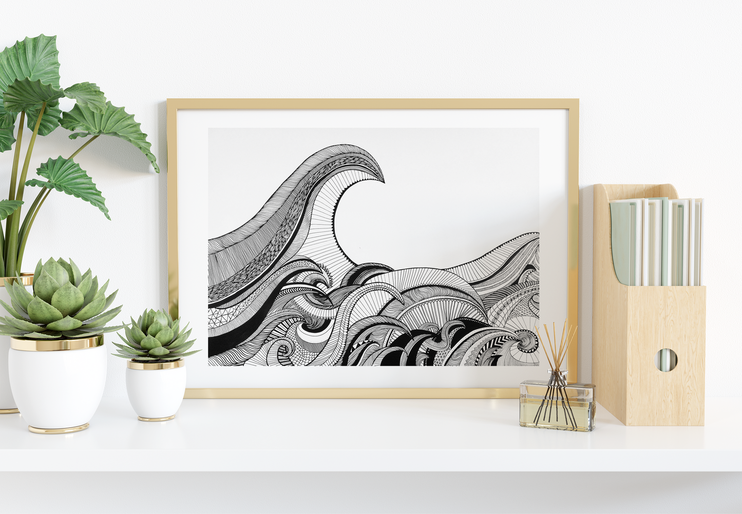 Las olas - Art print