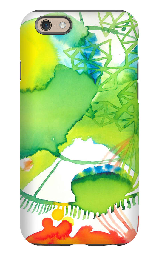 Green Watercolor - iPhone case
