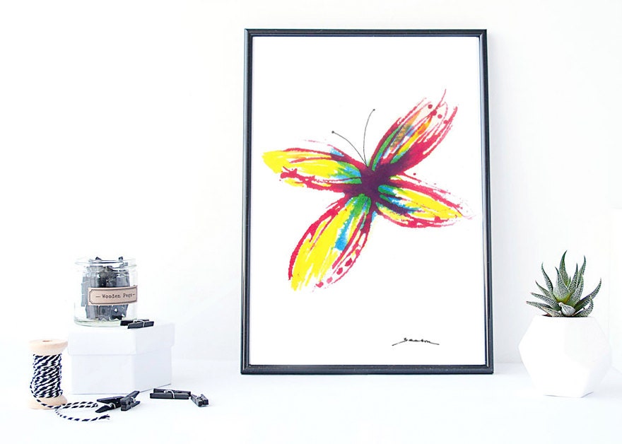 BUTTERFLY Art print